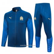 Chandal de Chaqueta del Olympique Marsella 2023 2024 Azul Oscuro