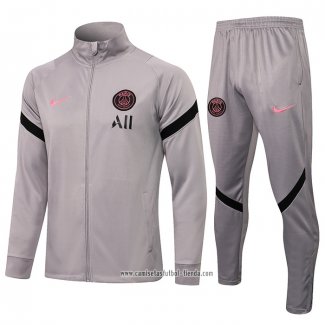 Chandal de Chaqueta del Paris Saint-Germain 2021 2022 Gris