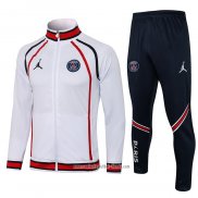 Chandal de Chaqueta del Paris Saint-Germain Jordan 2021 2022 Blanco