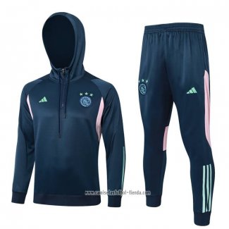 Chandal de Sudadera del Ajax 2023 2024 Nino Azul