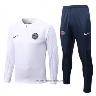 Chandal de Sudadera del Paris Saint-Germain 2022 2023 Blanco