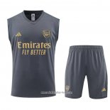 Chandal del Arsenal 2023 2024 Sin Mangas Gris