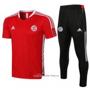 Chandal del Bayern Munich 2021 2022 Manga Corta Rojo