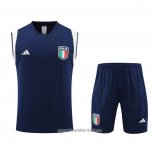 Chandal del Italia 2023 2024 Sin Mangas Azul