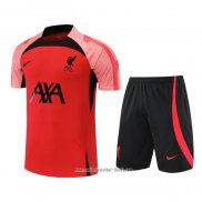 Chandal del Liverpool 2022 2023 Manga Corta Rojo - Pantalon Corto