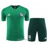 Chandal del Mexico 2023 2024 Manga Corta Verde - Pantalon Corto