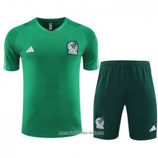 Chandal del Mexico 2023 2024 Manga Corta Verde - Pantalon Corto