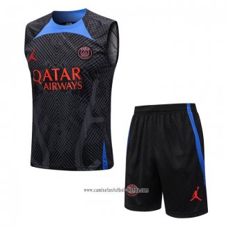 Chandal del Paris Saint-Germain Jordan 2022 2023 Sin Mangas Negro