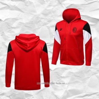 Chaqueta con Capucha del AC Milan 2021 2022 Rojo