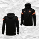 Chaqueta con Capucha del Chelsea 2021 2022 Negro