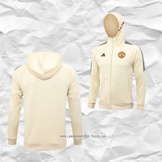 Chaqueta con Capucha del Manchester United 2023 2024 Amarillo