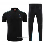 Conjunto Polo del Olympique Marsella 2022 2023 Negro