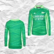 Camiseta Arsenal Portero 2021 2022 Manga Larga Verde