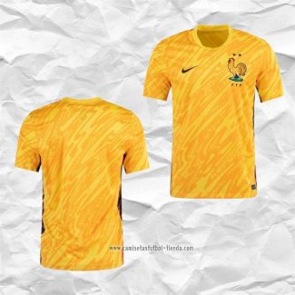 Camiseta Francia Portero 2024 Amarillo