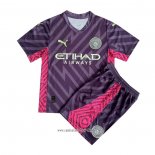 Camiseta Manchester City Portero 2023 2024 Nino Purpura