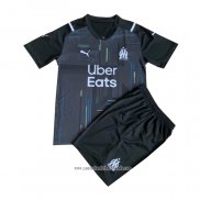 Camiseta Olympique Marsella Portero 2021 2022 Nino Negro