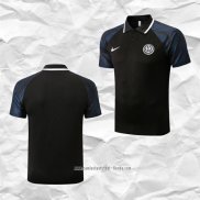 Camiseta Polo del Inter Milan 2022 2023 Negro