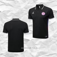 Camiseta Polo del Paris Saint-Germain Jordan 2022 2023 Negro