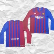 Camiseta Primera Barcelona 2021 2022 Manga Larga