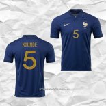 Camiseta Primera Francia Jugador Kounde 2022
