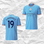 Camiseta Primera Manchester City Jugador J.Alvarez 2022 2023