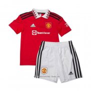 Camiseta Primera Manchester United 2022 2023 Nino