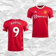 Camiseta Primera Manchester United Jugador Martial 2021 2022