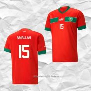 Camiseta Primera Marruecos Jugador Amallah 2022