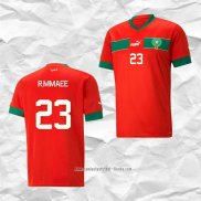 Camiseta Primera Marruecos Jugador R.Mmaee 2022