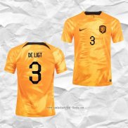 Camiseta Primera Paises Bajos Jugador De Ligt 2022