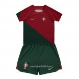 Camiseta Primera Portugal 2022 Nino