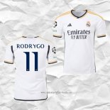 Camiseta Primera Real Madrid Jugador Rodrygo 2023 2024