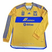 Camiseta Primera Tigres UANL 2023 2024 Manga Larga