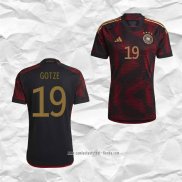 Camiseta Segunda Alemania Jugador Gotze 2022