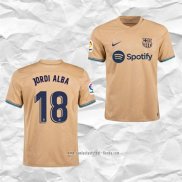 Camiseta Segunda Barcelona Jugador Jordi Alba 2022 2023