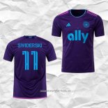 Camiseta Segunda Charlotte FC Jugador Swiderski 2023 2024