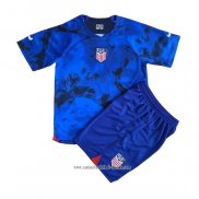 Camiseta Segunda Estados Unidos 2022 Nino