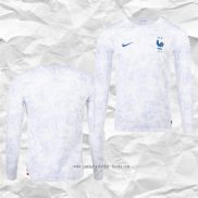 Camiseta Segunda Francia 2022 Manga Larga