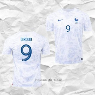 Camiseta Segunda Francia Jugador Giroud 2022