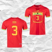 Camiseta Segunda Ghana Jugador Odoi 2022