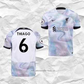 Camiseta Segunda Liverpool Jugador Thiago 2022 2023