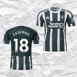 Camiseta Segunda Manchester United Jugador Casemiro 2023 2024