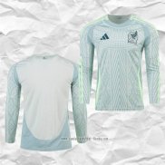 Camiseta Segunda Mexico 2024 Manga Larga