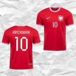 Camiseta Segunda Polonia Jugador Krychowiak 2022