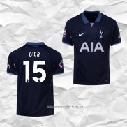 Camiseta Segunda Tottenham Hotspur Jugador Dier 2023 2024