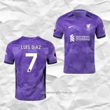 Camiseta Tercera Liverpool Jugador Luis Diaz 2023 2024