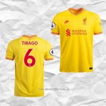 Camiseta Tercera Liverpool Jugador Thiago 2021 2022