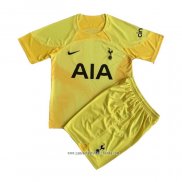 Camiseta Tottenham Hotspur Portero 2022 2023 Nino Amarillo