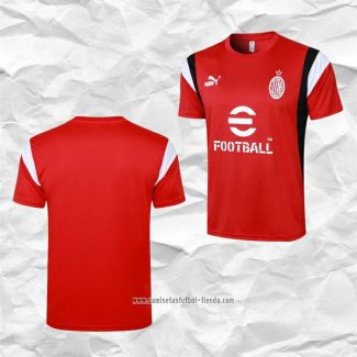 Camiseta de Entrenamiento AC Milan 2023 2024 Rojo