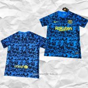 Camiseta de Entrenamiento Barcelona 2021 2022 Azul